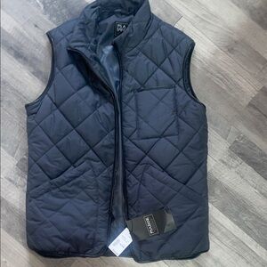 Gray Quilted Vest